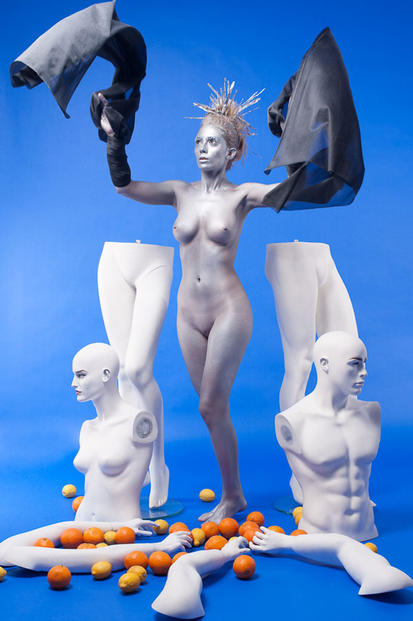 Slavko Radman_Two-Towers-And-Statue-#3