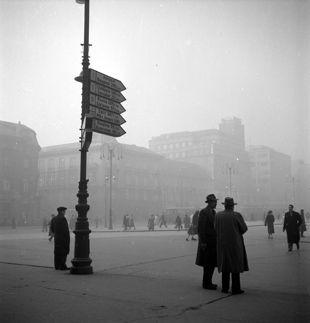 Tošo Dabac - Trg Republike, oko 1960.